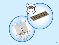 LEGO 40822 instructions page 3 – build guide