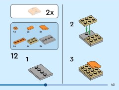 LEGO 40822 instructions page 43 – build guide