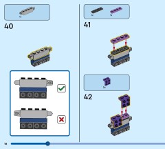 LEGO 40825 instructions page 18 – build guide