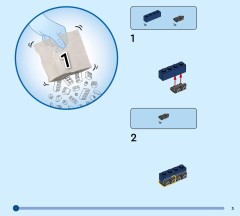 LEGO 40825 instructions page 3 – build guide