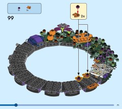 LEGO 40825 instructions page 71 – build guide