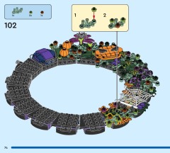 LEGO 40825 instructions page 74 – build guide