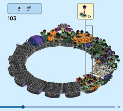 LEGO 40825 instructions page 75 – build guide