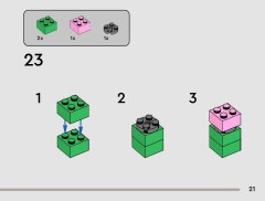 LEGO 40856 instructions page 21 – build guide