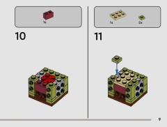 LEGO 40856 instructions page 9 – build guide