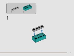 LEGO 40856 instructions page 3 – build guide