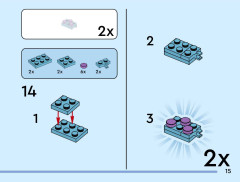LEGO 40861 instructions page 15 – build guide