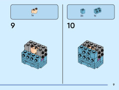 LEGO 40861 instructions page 9 – build guide