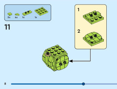 LEGO 40861 instructions page 8 – build guide