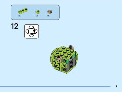 LEGO 40861 instructions page 9 – build guide