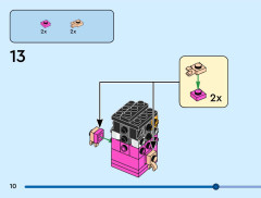 LEGO 40861 instructions page 10 – build guide