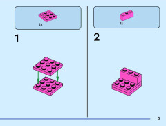 LEGO 40861 instructions page 3 – build guide