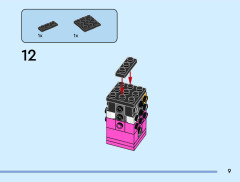 LEGO 40861 instructions page 9 – build guide