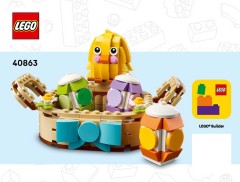 LEGO 40863 instructions page 1 – build guide