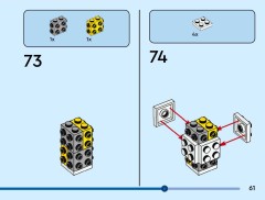 LEGO 40863 instructions page 61 – build guide