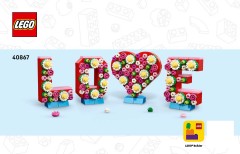 LEGO 40867 instructions page 1 – build guide