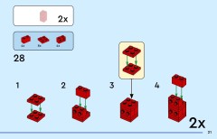 LEGO 40867 instructions page 21 – build guide