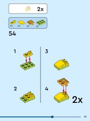 LEGO 40871 instructions page 61 – build guide