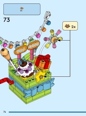 LEGO 40871 instructions page 74 – build guide