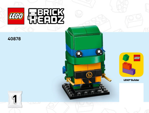 LEGO 40878 instructions page 1 – build guide