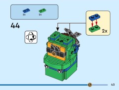 LEGO 40878 instructions page 43 – build guide