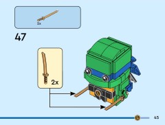 LEGO 40878 instructions page 45 – build guide