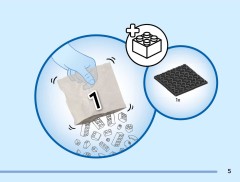 LEGO 40878 instructions page 5 – build guide