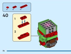 LEGO 40878 instructions page 34 – build guide