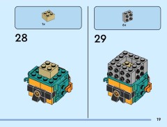 LEGO 40878 instructions page 19 – build guide
