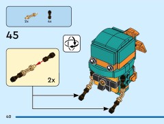 LEGO 40878 instructions page 40 – build guide