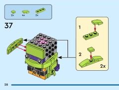 LEGO 40878 instructions page 28 – build guide
