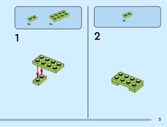 LEGO 40878 instructions page 3 – build guide
