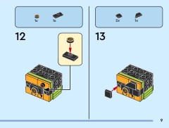 LEGO 40878 instructions page 9 – build guide