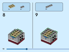 LEGO 40879 instructions page 10 – build guide