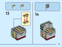 LEGO 40879 instructions page 13 – build guide