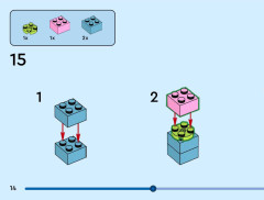 LEGO 40879 instructions page 14 – build guide