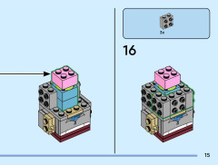 LEGO 40879 instructions page 15 – build guide