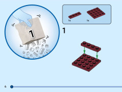 LEGO 40879 instructions page 4 – build guide