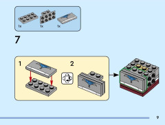 LEGO 40879 instructions page 9 – build guide