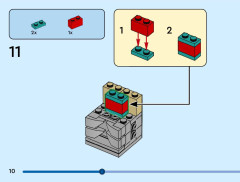 LEGO 40879 instructions page 10 – build guide