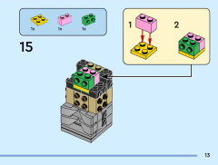 LEGO 40879 instructions page 13 – build guide