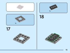LEGO 40879 instructions page 15 – build guide
