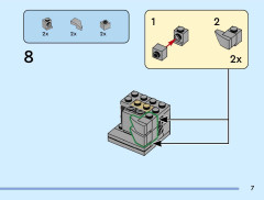 LEGO 40879 instructions page 7 – build guide
