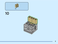 LEGO 40879 instructions page 9 – build guide