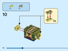 LEGO 40879 instructions page 10 – build guide
