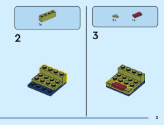 LEGO 40879 instructions page 3 – build guide