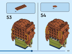 LEGO 40879 instructions page 43 – build guide