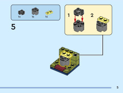 LEGO 40879 instructions page 5 – build guide