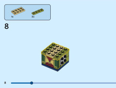LEGO 40879 instructions page 8 – build guide