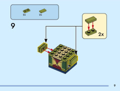 LEGO 40879 instructions page 9 – build guide